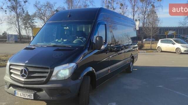 Черный Мерседес Sprinter, объемом двигателя 2.1 л и пробегом 440 тыс. км за 17000 $, фото 4 на Automoto.ua