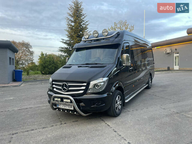 Черный Мерседес Sprinter, объемом двигателя 2.2 л и пробегом 480 тыс. км за 29200 $, фото 2 на Automoto.ua