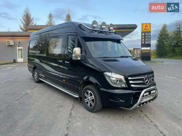 Черный Мерседес Sprinter, объемом двигателя 2.2 л и пробегом 480 тыс. км за 29200 $, фото 5 на Automoto.ua