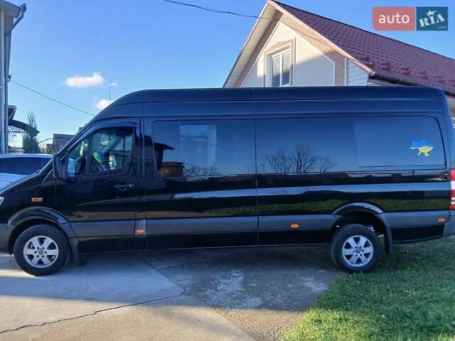Черный Мерседес Sprinter, объемом двигателя 3 л и пробегом 344 тыс. км за 26850 $, фото 3 на Automoto.ua