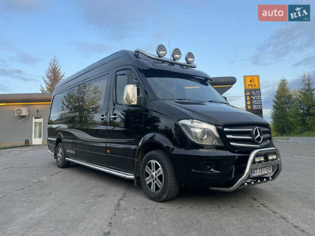 Черный Мерседес Sprinter, объемом двигателя 2.2 л и пробегом 480 тыс. км за 29200 $, фото 6 на Automoto.ua