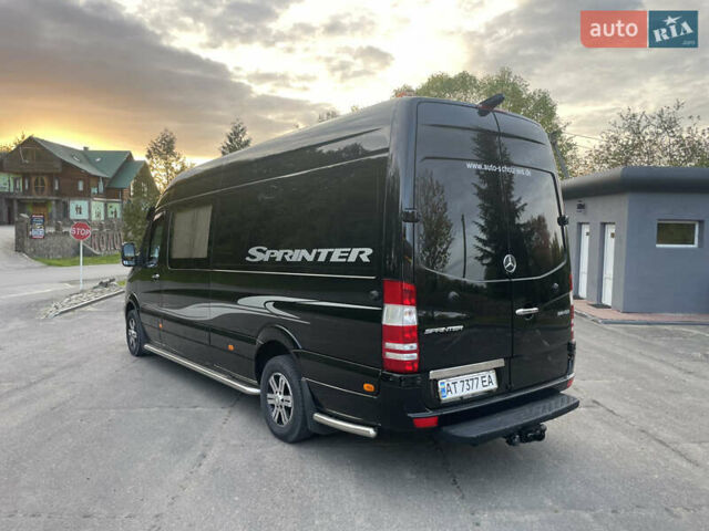 Черный Мерседес Sprinter, объемом двигателя 2.2 л и пробегом 480 тыс. км за 29200 $, фото 13 на Automoto.ua