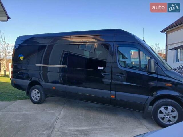 Черный Мерседес Sprinter, объемом двигателя 3 л и пробегом 344 тыс. км за 26850 $, фото 4 на Automoto.ua