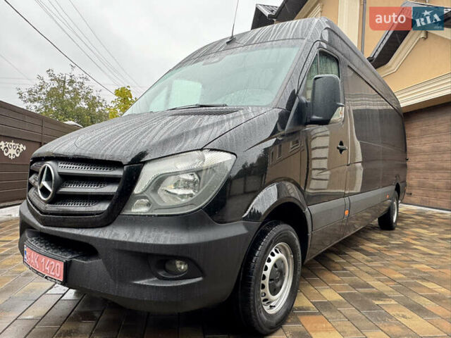 Черный Мерседес Sprinter, объемом двигателя 2.2 л и пробегом 337 тыс. км за 24900 $, фото 2 на Automoto.ua