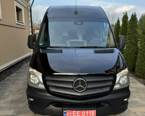 Черный Мерседес Sprinter, объемом двигателя 2.2 л и пробегом 284 тыс. км за 23900 $, фото 3 на Automoto.ua