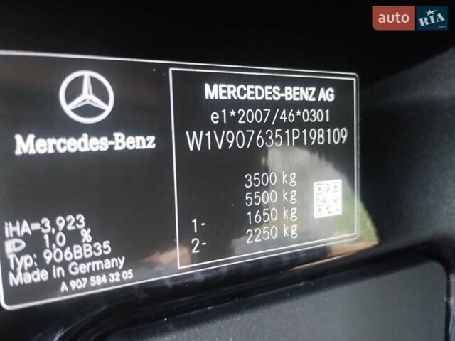 Черный Мерседес Sprinter, объемом двигателя 2.2 л и пробегом 216 тыс. км за 22900 $, фото 28 на Automoto.ua