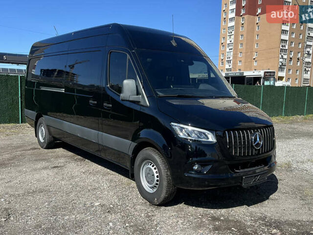 Черный Мерседес Sprinter, объемом двигателя 3 л и пробегом 130 тыс. км за 43500 $, фото 7 на Automoto.ua