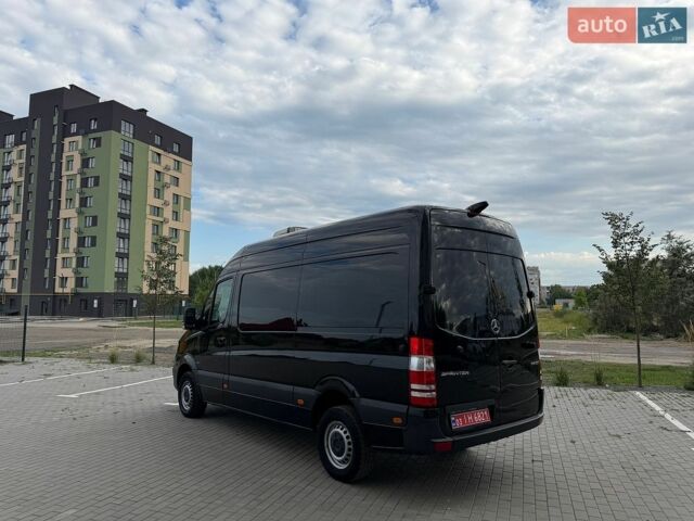 Черный Мерседес Sprinter, объемом двигателя 2.2 л и пробегом 214 тыс. км за 18700 $, фото 6 на Automoto.ua