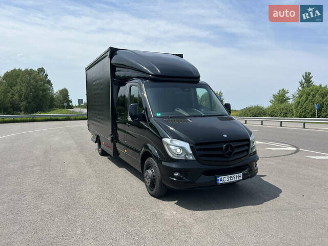 Черный Мерседес Sprinter, объемом двигателя 3 л и пробегом 680 тыс. км за 30000 $, фото 60 на Automoto.ua