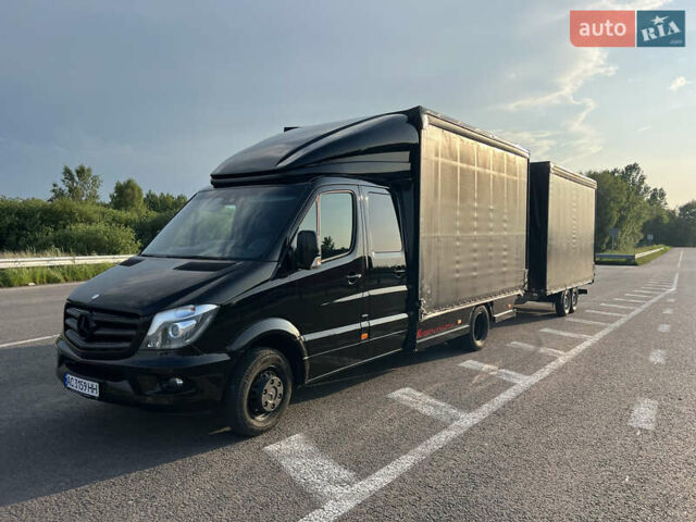 Черный Мерседес Sprinter, объемом двигателя 3 л и пробегом 680 тыс. км за 30000 $, фото 3 на Automoto.ua