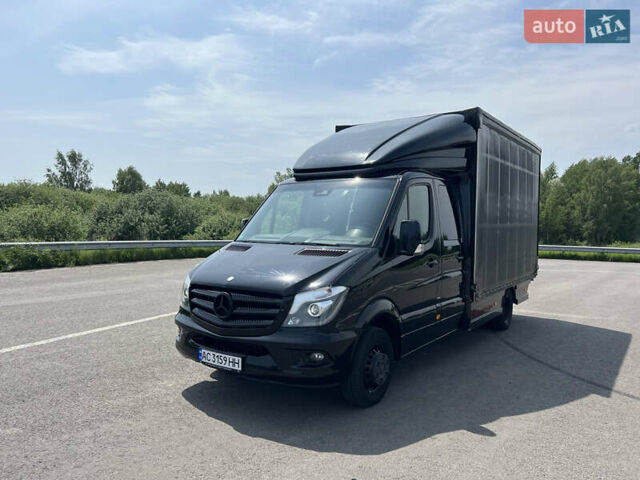 Черный Мерседес Sprinter, объемом двигателя 3 л и пробегом 680 тыс. км за 30000 $, фото 59 на Automoto.ua