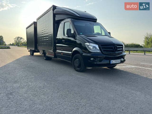 Черный Мерседес Sprinter, объемом двигателя 3 л и пробегом 680 тыс. км за 30000 $, фото 1 на Automoto.ua