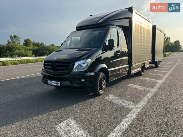 Черный Мерседес Sprinter, объемом двигателя 3 л и пробегом 680 тыс. км за 30000 $, фото 4 на Automoto.ua