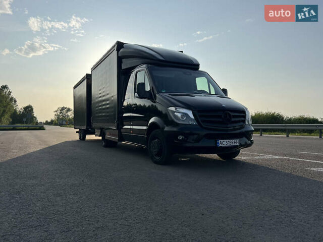 Черный Мерседес Sprinter, объемом двигателя 3 л и пробегом 680 тыс. км за 30000 $, фото 2 на Automoto.ua