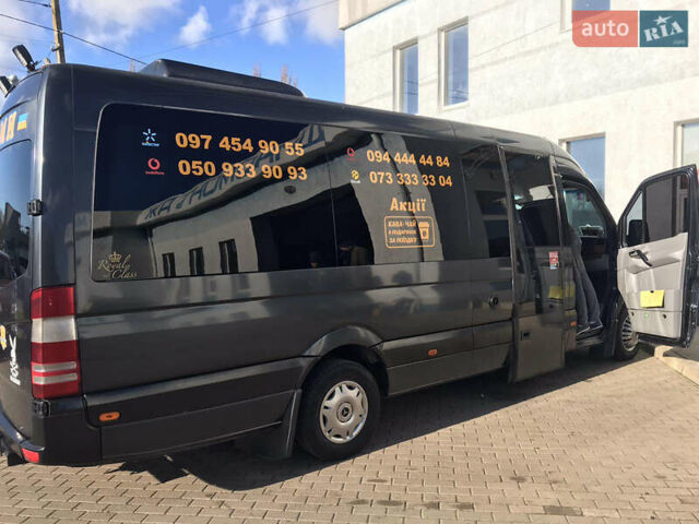 Черный Мерседес Sprinter, объемом двигателя 3 л и пробегом 142 тыс. км за 34800 $, фото 5 на Automoto.ua