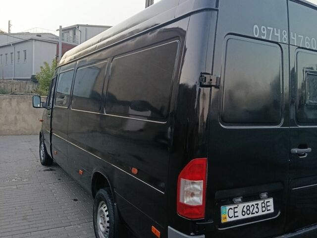Черный Мерседес Sprinter, объемом двигателя 2.2 л и пробегом 194 тыс. км за 8600 $, фото 3 на Automoto.ua