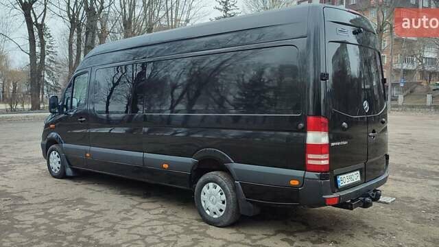 Черный Мерседес Sprinter, объемом двигателя 2.2 л и пробегом 430 тыс. км за 24500 $, фото 28 на Automoto.ua
