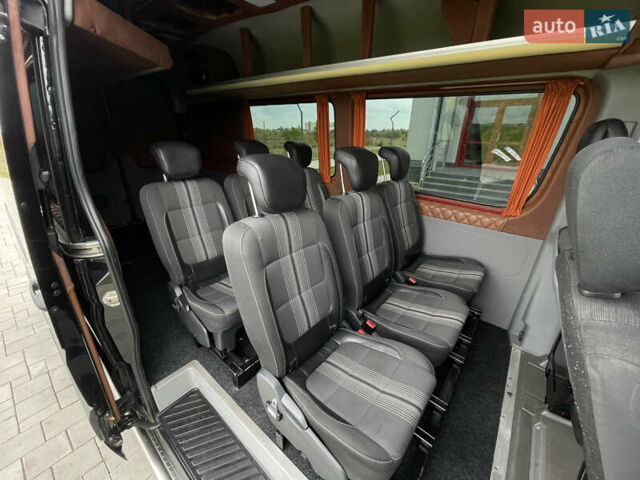 Черный Мерседес Sprinter, объемом двигателя 2.2 л и пробегом 421 тыс. км за 19999 $, фото 66 на Automoto.ua