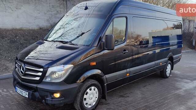 Черный Мерседес Sprinter, объемом двигателя 2.2 л и пробегом 430 тыс. км за 24500 $, фото 13 на Automoto.ua
