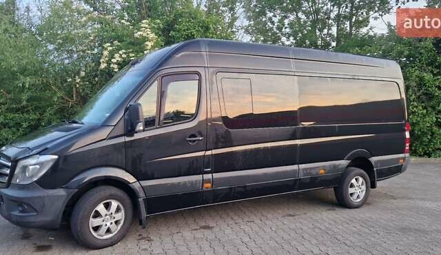 Черный Мерседес Sprinter, объемом двигателя 2.2 л и пробегом 334 тыс. км за 32199 $, фото 6 на Automoto.ua