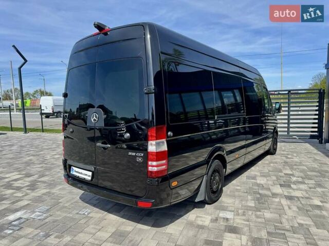 Черный Мерседес Sprinter, объемом двигателя 2.2 л и пробегом 161 тыс. км за 32500 $, фото 12 на Automoto.ua