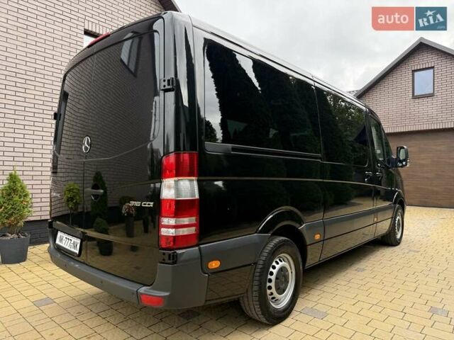 Черный Мерседес Sprinter, объемом двигателя 2.2 л и пробегом 181 тыс. км за 26900 $, фото 12 на Automoto.ua
