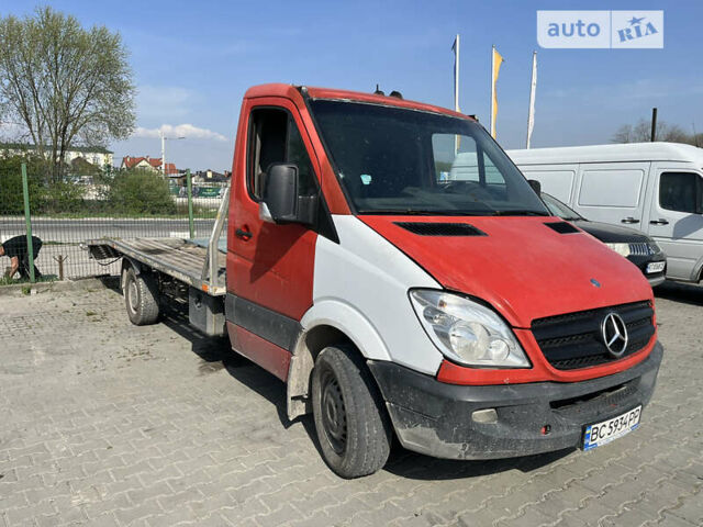 Красный Мерседес Sprinter, объемом двигателя 2.14 л и пробегом 548 тыс. км за 13800 $, фото 1 на Automoto.ua