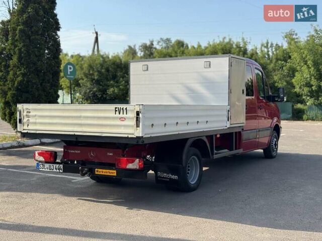 Красный Мерседес Sprinter, объемом двигателя 2.2 л и пробегом 245 тыс. км за 21900 $, фото 12 на Automoto.ua
