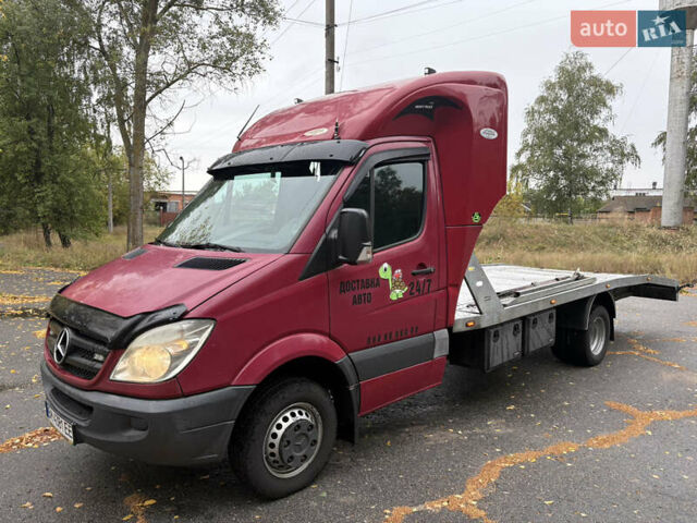 Красный Мерседес Sprinter, объемом двигателя 2.15 л и пробегом 250 тыс. км за 17500 $, фото 2 на Automoto.ua