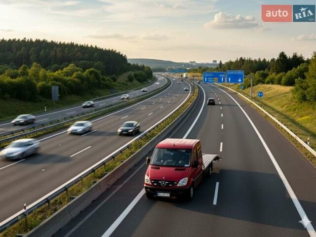 Червоний Мерседес Sprinter, об'ємом двигуна 2.14 л та пробігом 600 тис. км за 16500 $, фото 2 на Automoto.ua