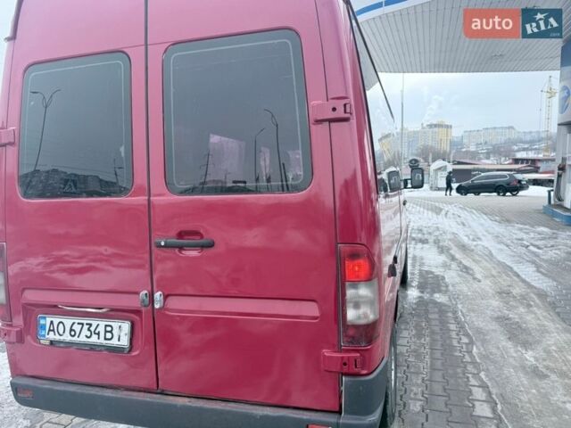Червоний Мерседес Sprinter, об'ємом двигуна 2.1 л та пробігом 450 тис. км за 5450 $, фото 8 на Automoto.ua