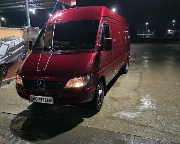 Червоний Мерседес Sprinter, об'ємом двигуна 2.1 л та пробігом 644 тис. км за 14200 $, фото 9 на Automoto.ua