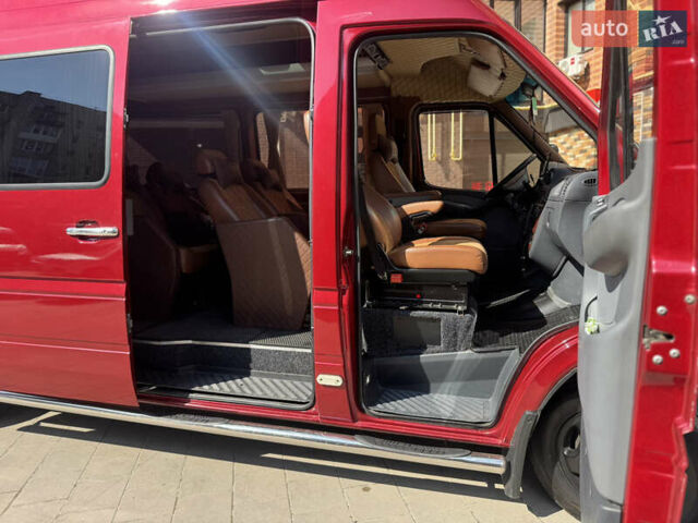 Красный Мерседес Sprinter, объемом двигателя 2.7 л и пробегом 80 тыс. км за 15999 $, фото 14 на Automoto.ua