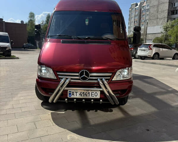 Красный Мерседес Sprinter, объемом двигателя 2.7 л и пробегом 80 тыс. км за 15999 $, фото 2 на Automoto.ua