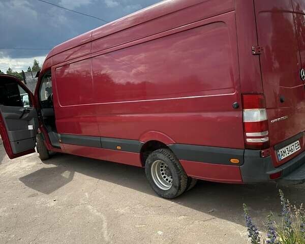 Красный Мерседес Sprinter, объемом двигателя 2.14 л и пробегом 374 тыс. км за 21000 $, фото 9 на Automoto.ua