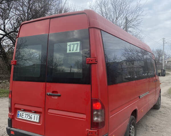 Красный Мерседес Sprinter, объемом двигателя 2.87 л и пробегом 140 тыс. км за 8500 $, фото 13 на Automoto.ua