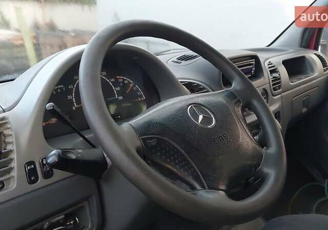 Красный Мерседес Sprinter, объемом двигателя 2.2 л и пробегом 390 тыс. км за 5800 $, фото 20 на Automoto.ua