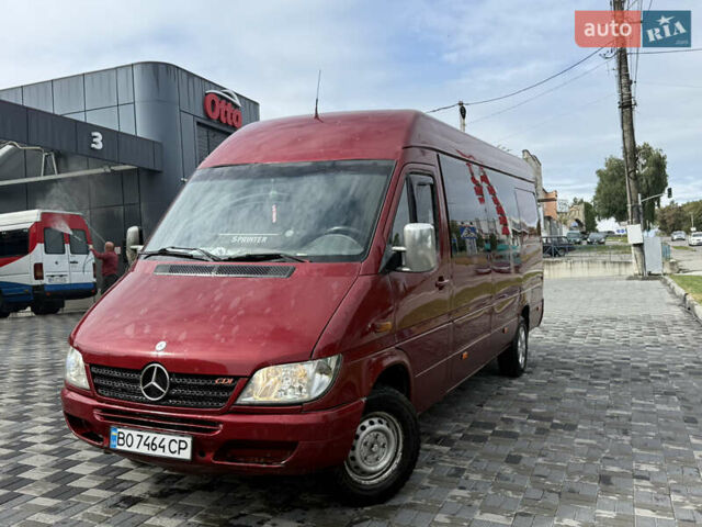 Красный Мерседес Sprinter, объемом двигателя 2.1 л и пробегом 245 тыс. км за 5999 $, фото 1 на Automoto.ua