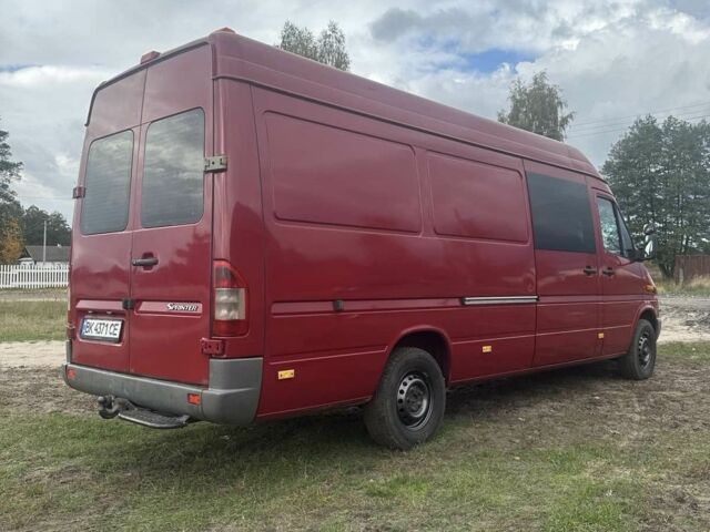 Красный Мерседес Sprinter, объемом двигателя 2.1 л и пробегом 562 тыс. км за 10500 $, фото 7 на Automoto.ua