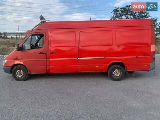 Красный Мерседес Sprinter, объемом двигателя 2.15 л и пробегом 345 тыс. км за 8900 $, фото 9 на Automoto.ua