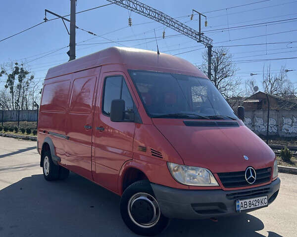 Красный Мерседес Sprinter, объемом двигателя 2.15 л и пробегом 263 тыс. км за 12500 $, фото 11 на Automoto.ua