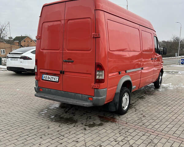 Красный Мерседес Sprinter, объемом двигателя 2.15 л и пробегом 263 тыс. км за 12500 $, фото 3 на Automoto.ua