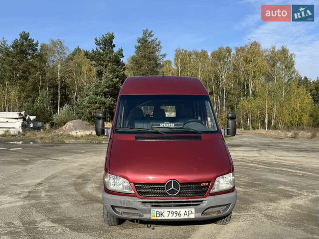 Красный Мерседес Sprinter, объемом двигателя 2.2 л и пробегом 606 тыс. км за 8700 $, фото 1 на Automoto.ua