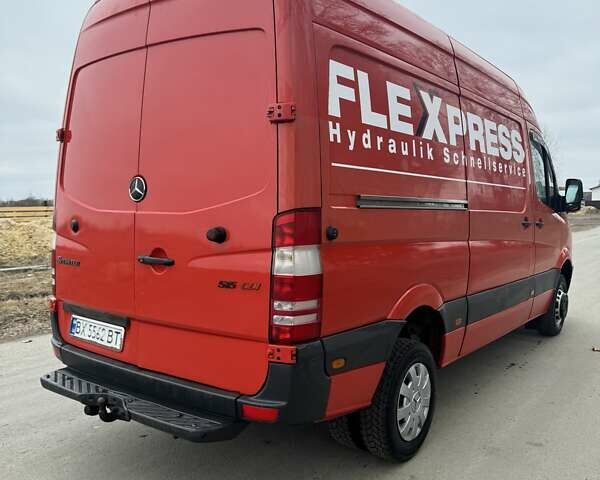 Красный Мерседес Sprinter, объемом двигателя 2.15 л и пробегом 505 тыс. км за 12900 $, фото 11 на Automoto.ua