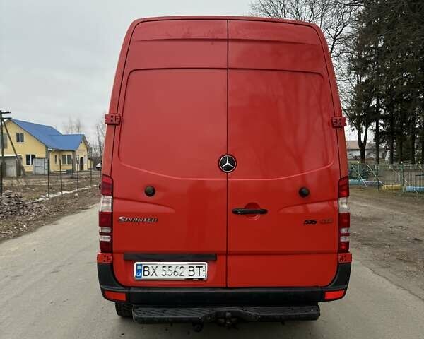 Красный Мерседес Sprinter, объемом двигателя 2.15 л и пробегом 505 тыс. км за 12900 $, фото 12 на Automoto.ua