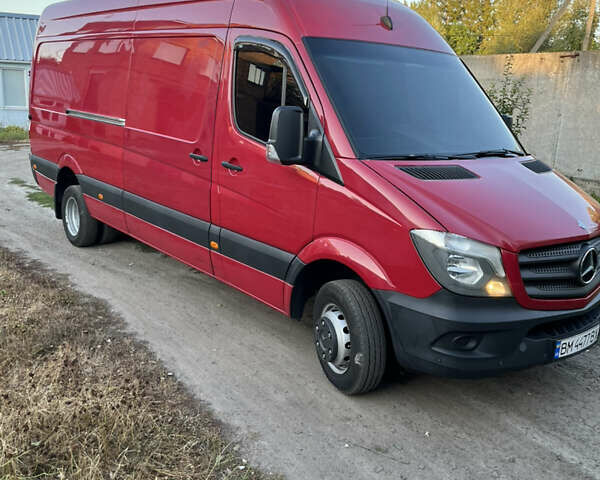Красный Мерседес Sprinter, объемом двигателя 2.1 л и пробегом 476 тыс. км за 23500 $, фото 2 на Automoto.ua