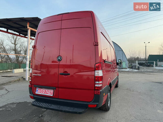 Красный Мерседес Sprinter, объемом двигателя 2.2 л и пробегом 310 тыс. км за 18700 $, фото 13 на Automoto.ua
