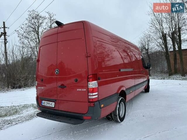 Красный Мерседес Sprinter, объемом двигателя 2.14 л и пробегом 184 тыс. км за 34900 $, фото 4 на Automoto.ua