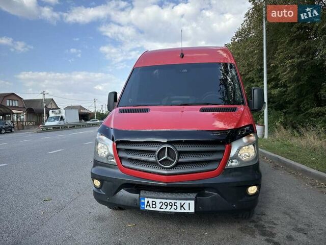 Красный Мерседес Sprinter, объемом двигателя 2.14 л и пробегом 185 тыс. км за 33500 $, фото 16 на Automoto.ua