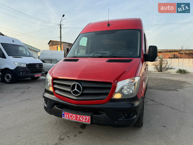 Красный Мерседес Sprinter, объемом двигателя 2.2 л и пробегом 310 тыс. км за 18700 $, фото 7 на Automoto.ua